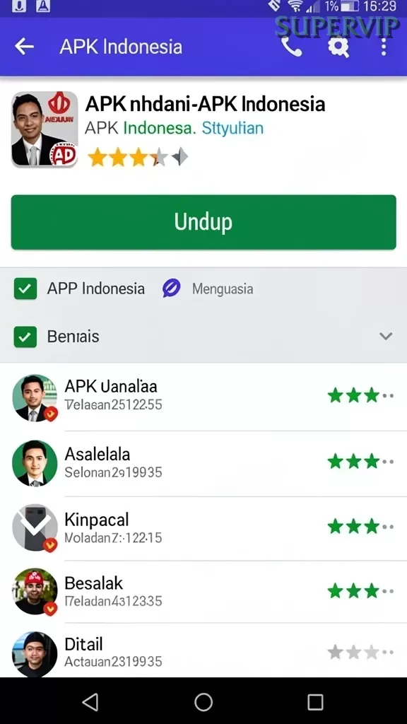 Cuplikan layar MPO2121 — halaman utama