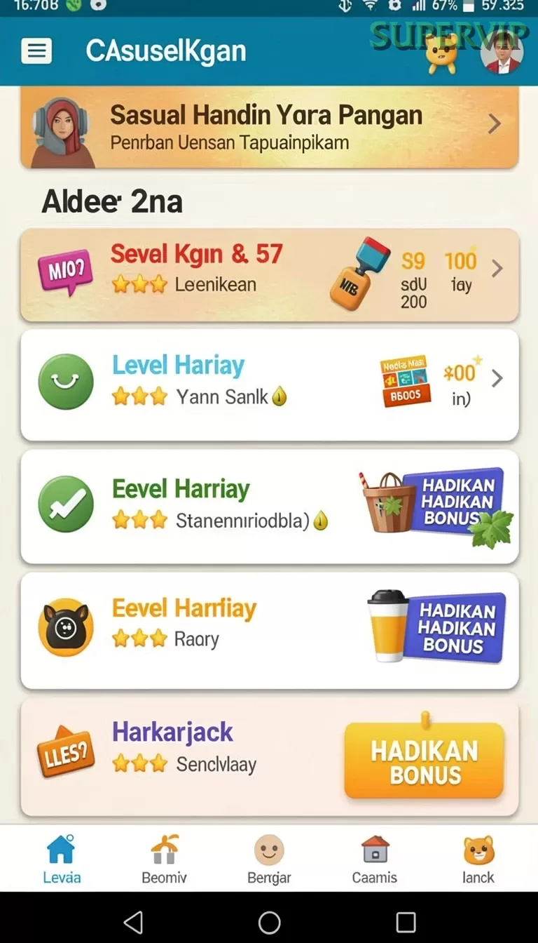 Cuplikan layar SUBUR88 — aktivitas